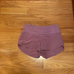 Purple lulu shorts